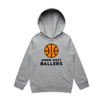 Inner West Ballers Pullover Hood Grey - Kids/Youth