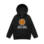 Inner West Ballers Pullover Hood Black - Kids/Youth