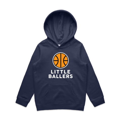 Little Ballers Pullover Hood Midnight Blue - Kids/Youth